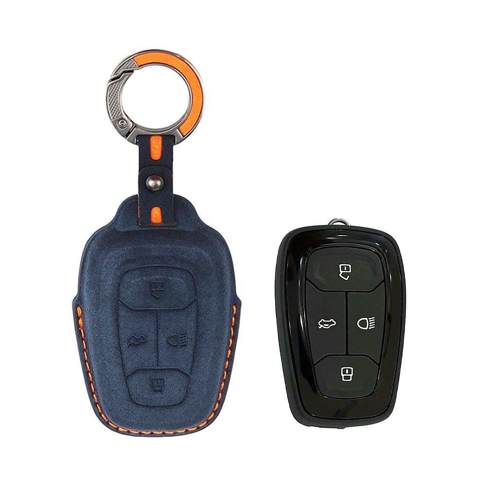Alcantara Leather Key Cover – Tata (ALC-08)