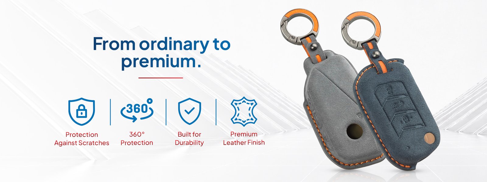 Alcantara Leather Key Cover – Honda (ALC-24) feature 3