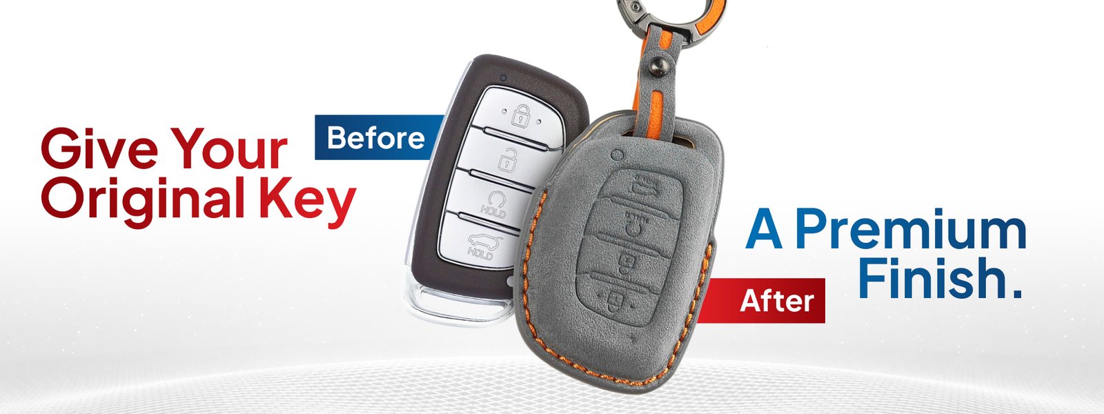 Alcantara Leather Key Cover – Honda (ALC-24) feature 2