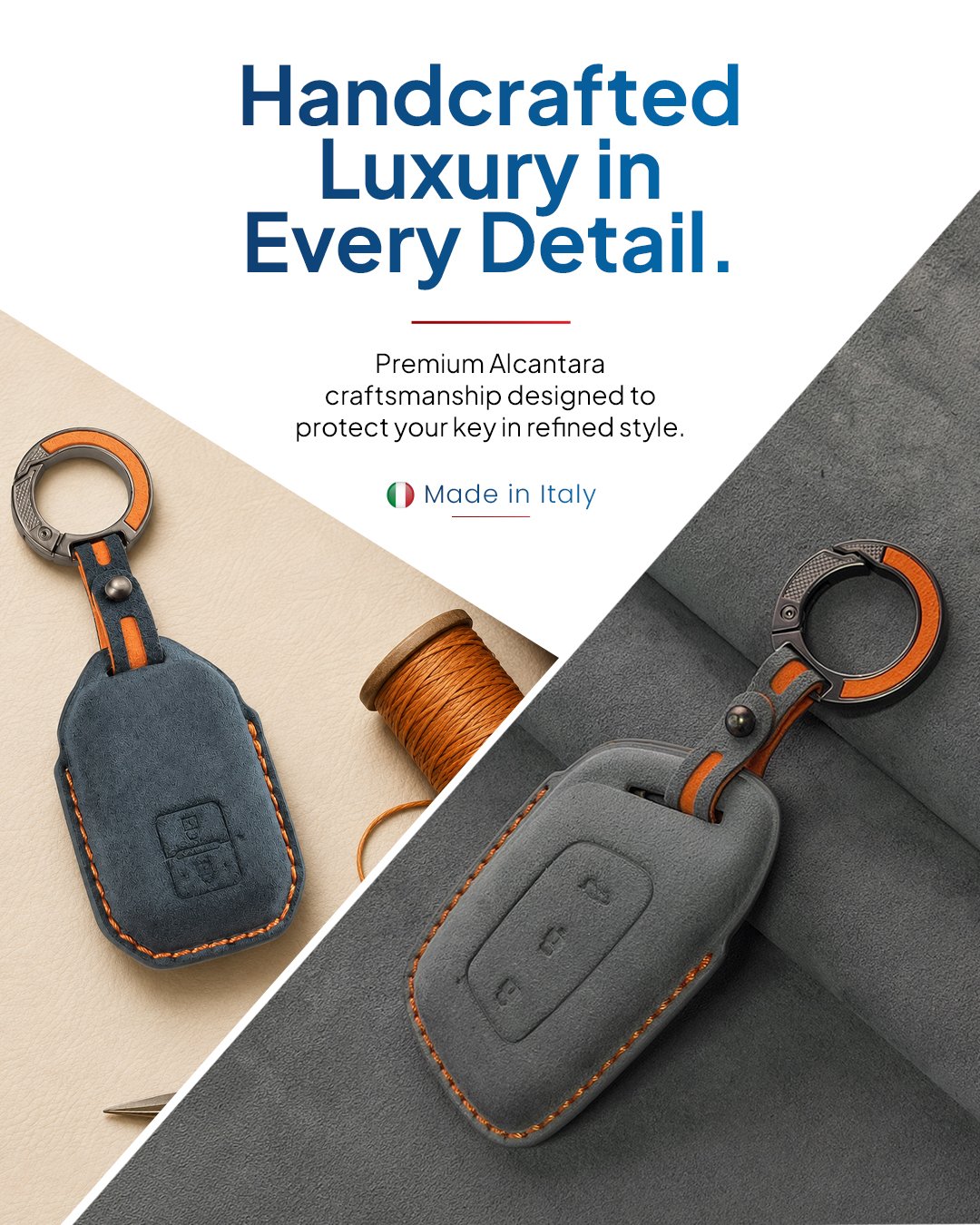 Alcantara Leather Key Cover – Honda (ALC-24) feature 4